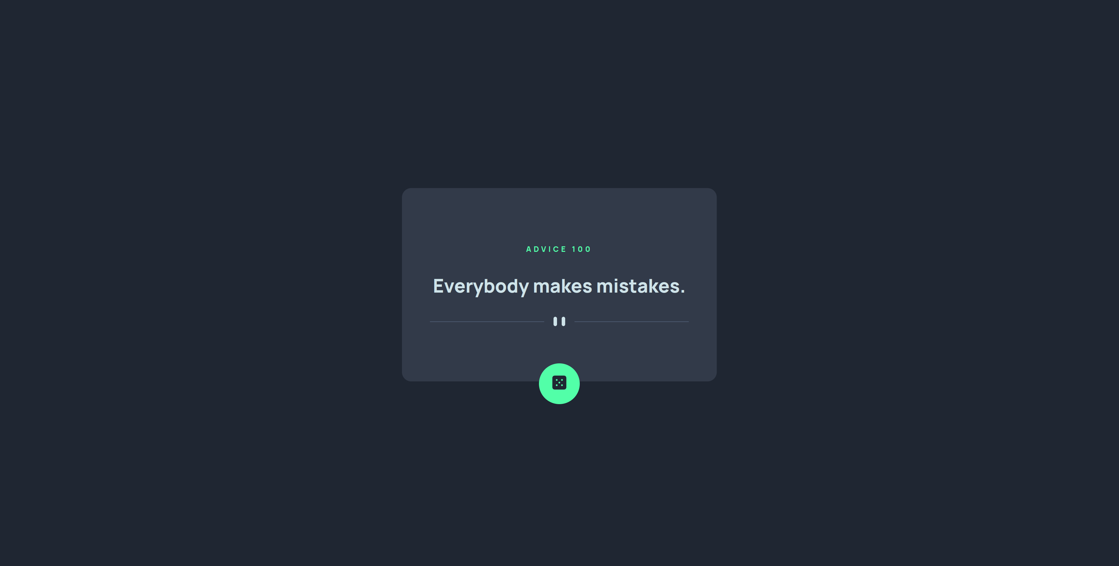 Advice Generator App