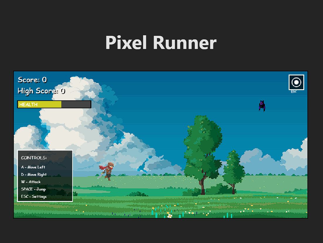 Screenshot of the app